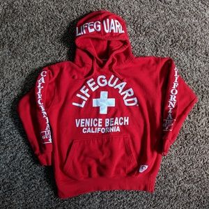 Venice Beach Lifeguard Sweatshirt Size M